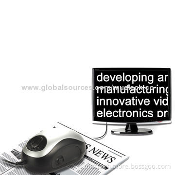 Digital Video Magnifier for Low-vision People, Connected to TV Monitors, 130 x 69 x 64mm Size